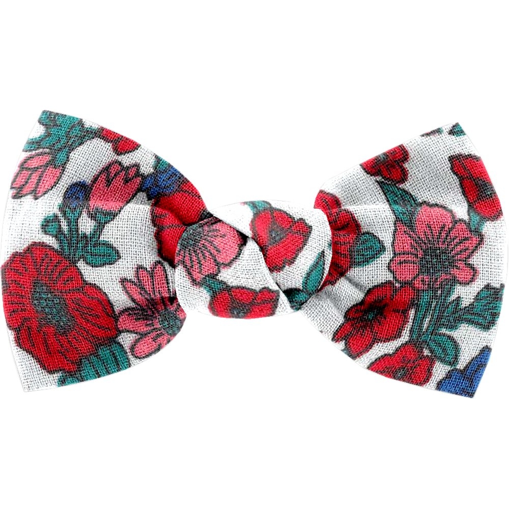 Barrette Petit Noeud Prairie Fleurie
