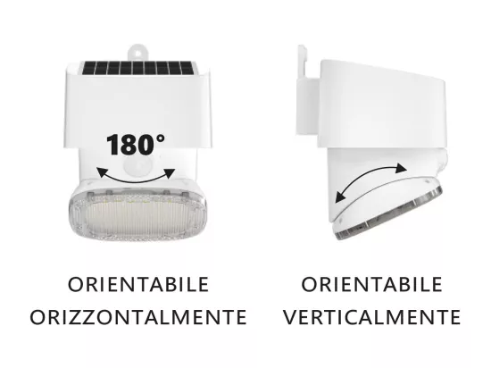 LED solaire multifonction/réglable 2000lm IP65