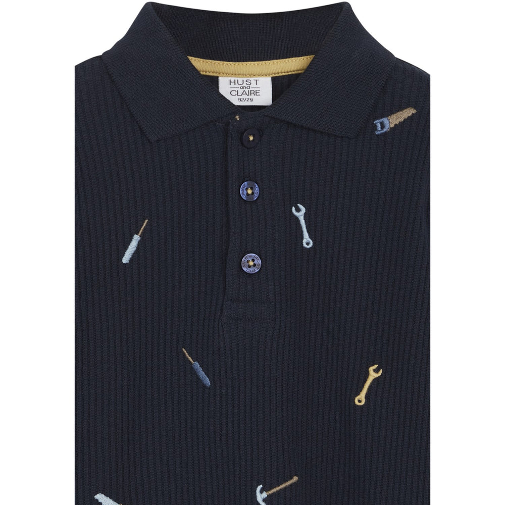 Køb Hust & Claire Navy Mini Stevie Sweatshirt
