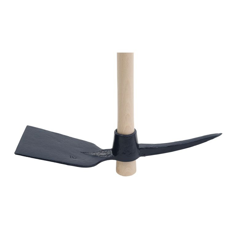 Pioche cantonnière 2 manche bois 90 cm