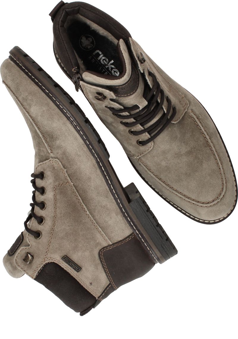 Rieker Veterschoenen Beige Heren