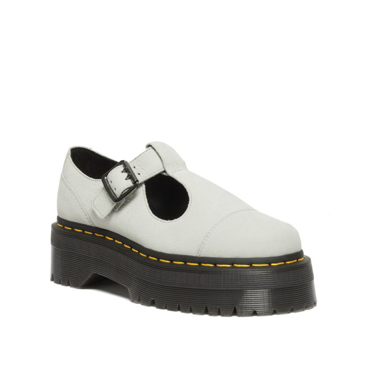 DR. MARTENS<br>Derby's conheceu platformzool Bethan olha com desdém Nubuck Desgastado