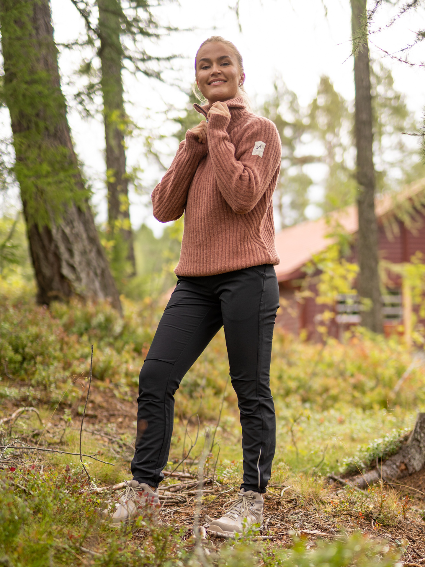 1222 Half Zip Genser
