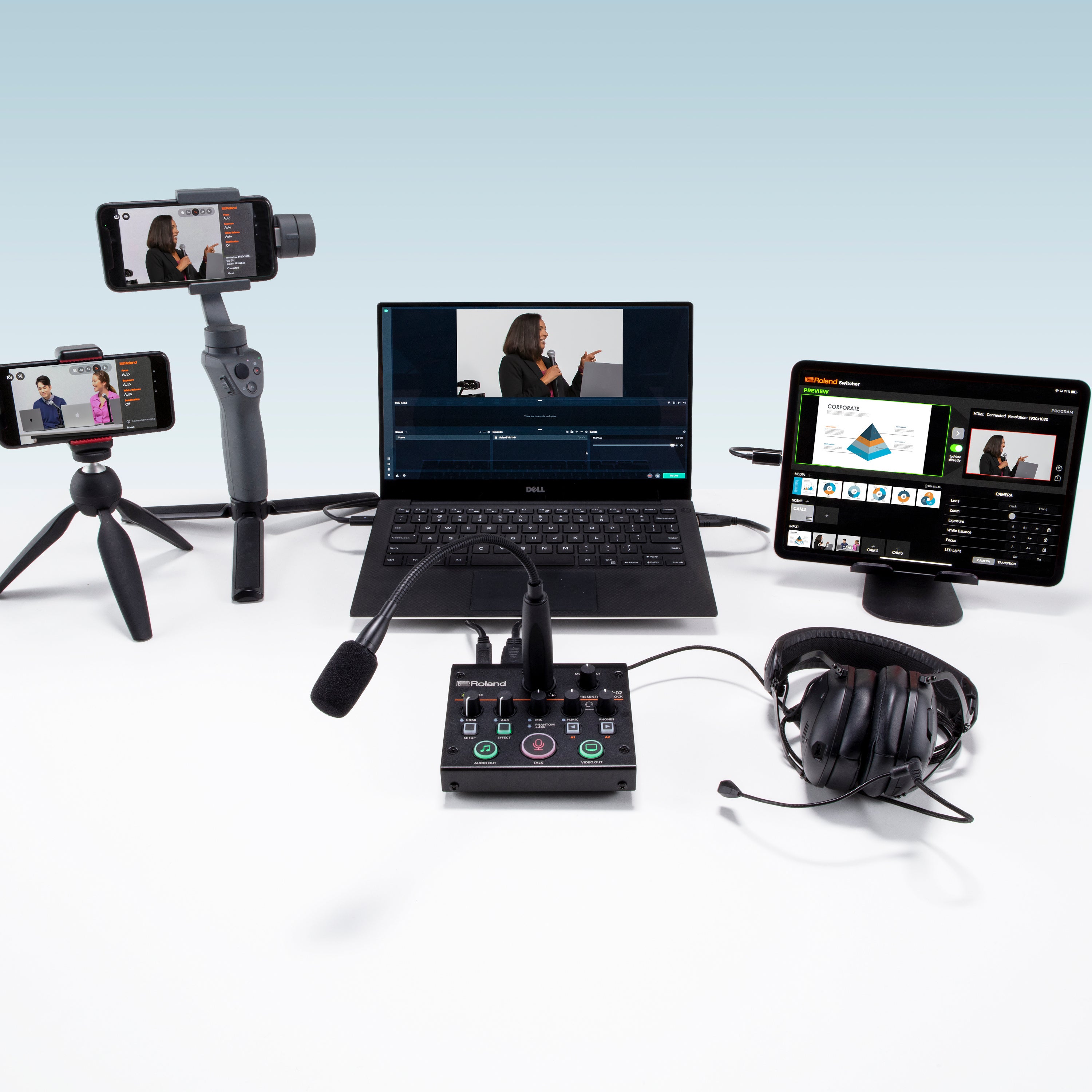 Roland CGM-30 zwanenhalsmicrofoon