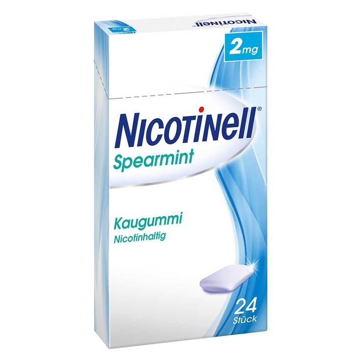 NICOTINELL Kaugummi 2 mg Spearmint, 24 St