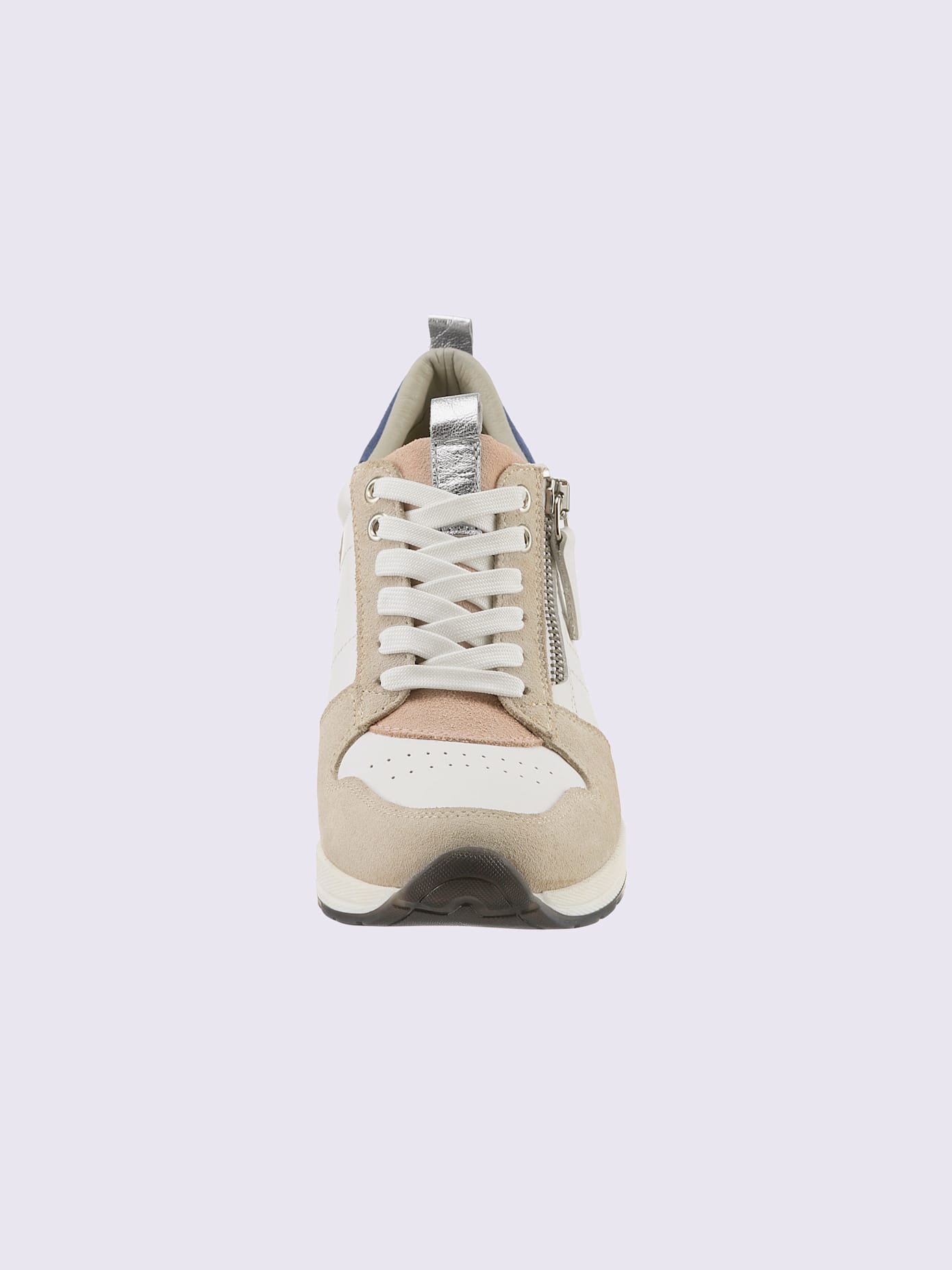 Baskets cuir de bœuf nappa et velours