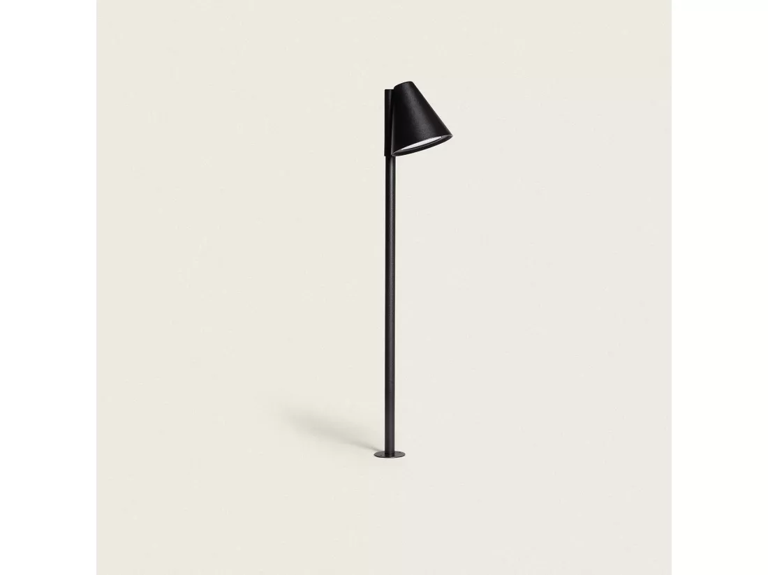 Balise Extérieur LED 6W sur Pied 60cm avec Piquet Drimlec Noir mat