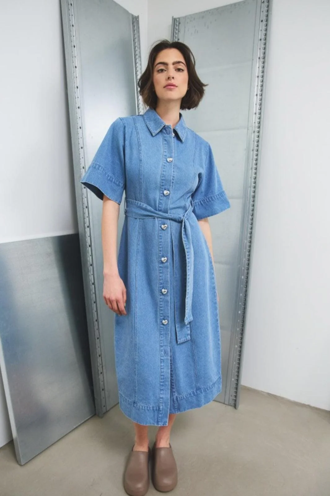 Noella Keisley Dress 1235 light blue wash