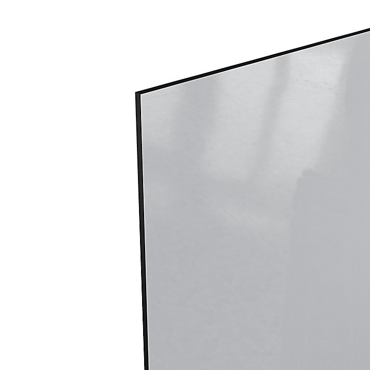 Crédence de cuisine réversible GoodHome décor métro anthracite l. 200 cm x H. 60 cm x Ep. 3 mm