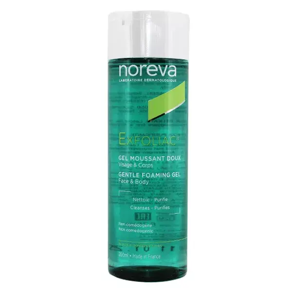 Gel de espuma suave Noreva Exfoliac 200ml