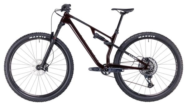 VTT Tout-Suspendu Cube AMS One11 C:68X Pro 29 Sram GX Eagle 12V 29'' Rouge Liquid Carbon