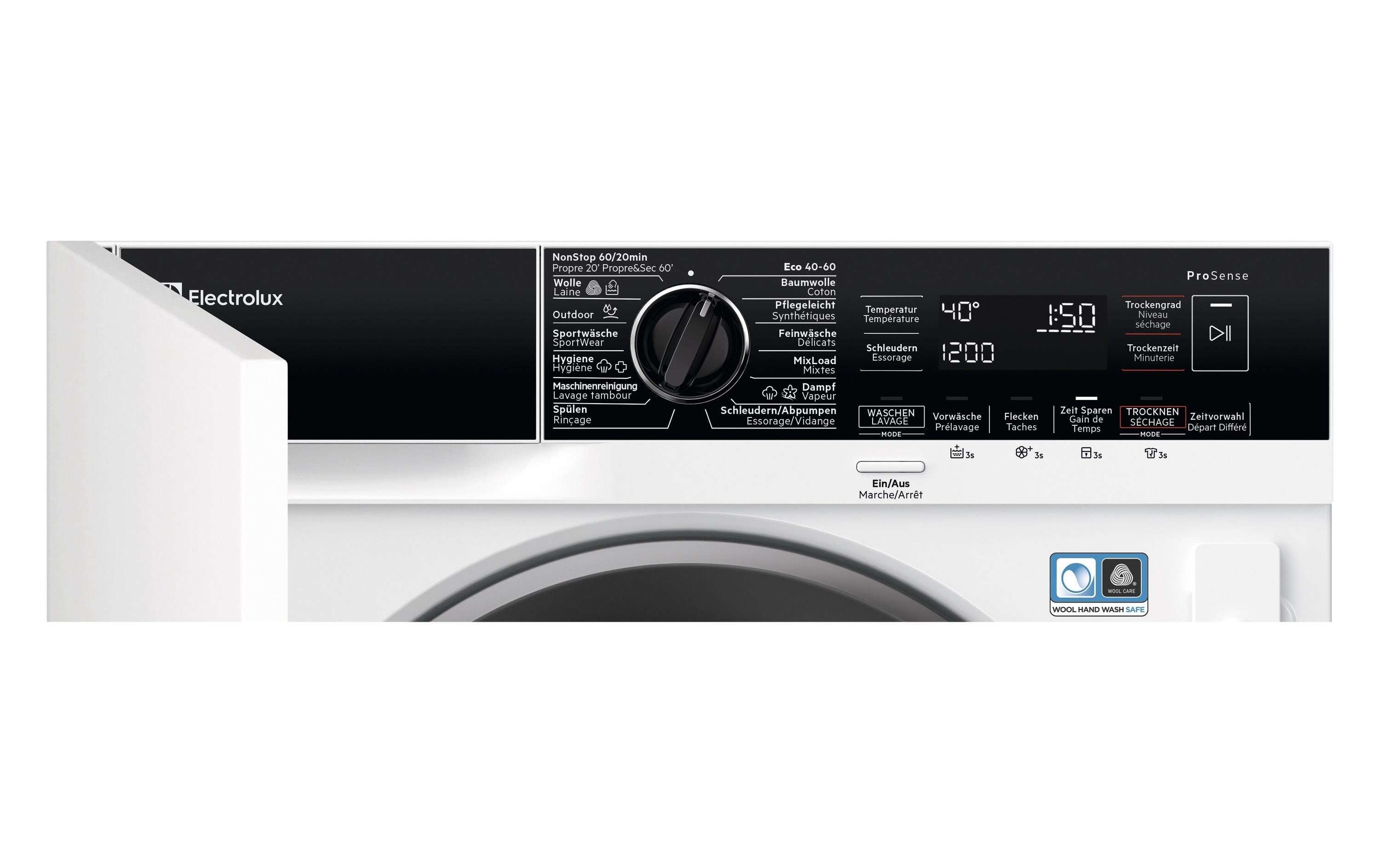 Einbau-Waschtrockner Electrolux WTGL3 VI500 Links<br>Tumbler zum Waschen und Trocknen