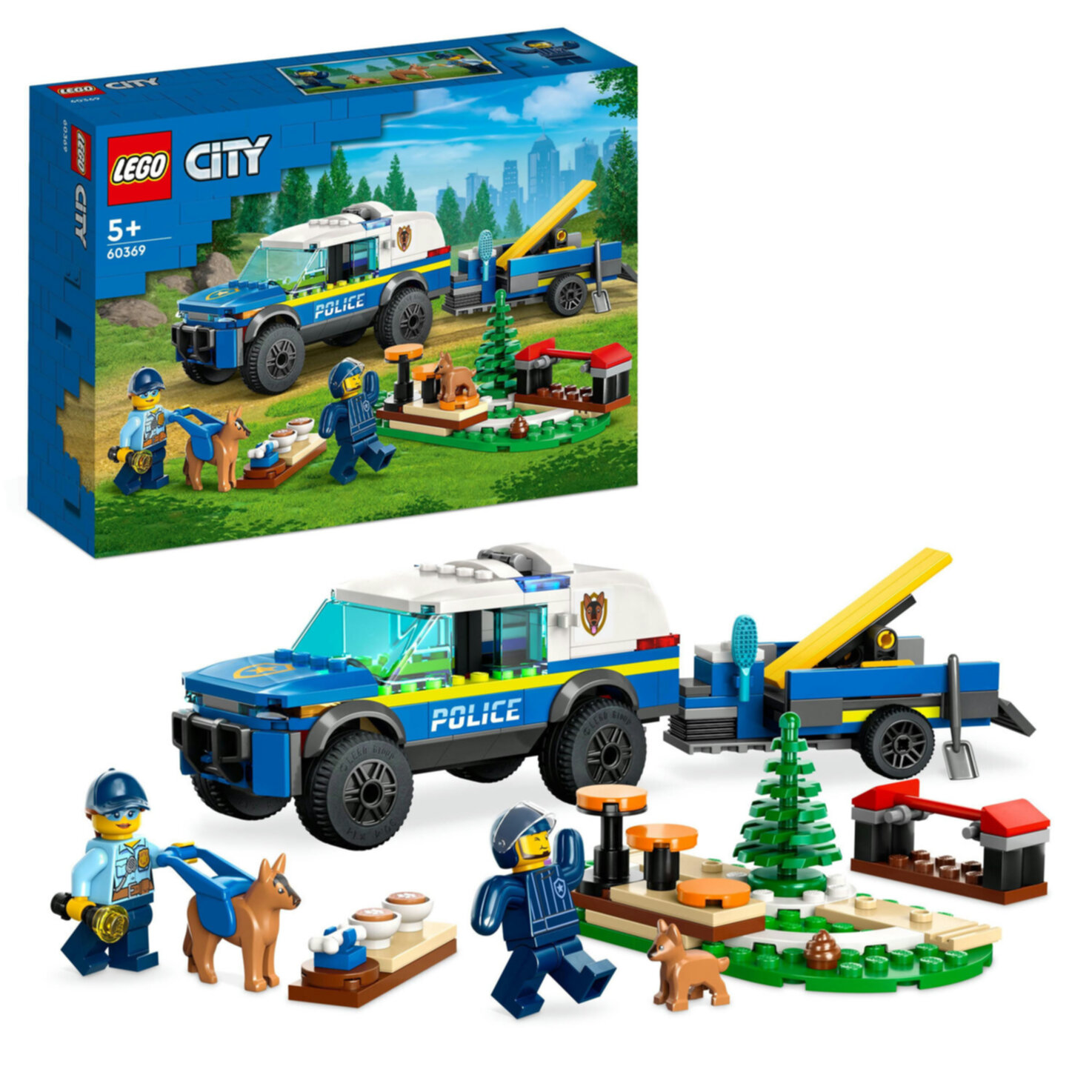 LEGO® City 60369 Mobiles Polizeihunde-Training