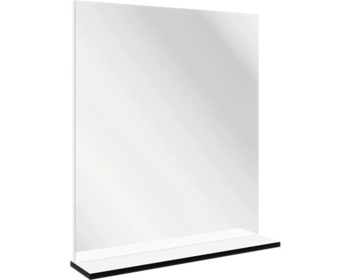 Badkamerspiegel met plank FACKELMANN TE-A BxHxD 59,8x69,2x13,5 cm wit 85983