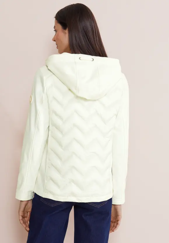 Softshell Jacke - snow cream