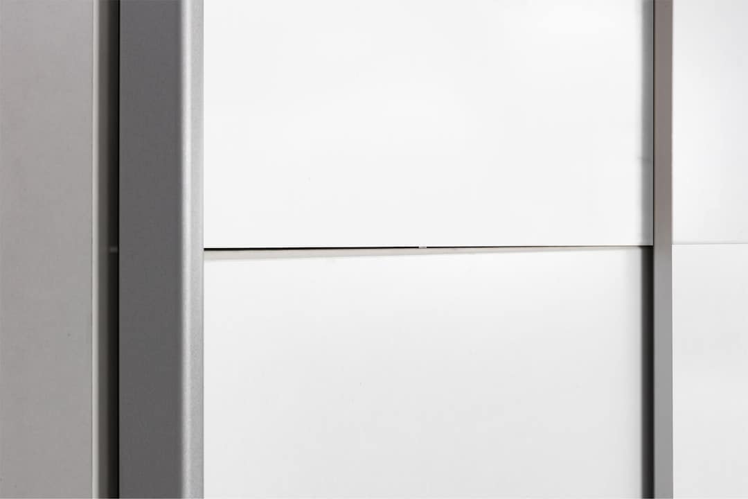 Schwebetürenschrank CHANCE 170 x 195 x 59 cm Nachbildung weiß