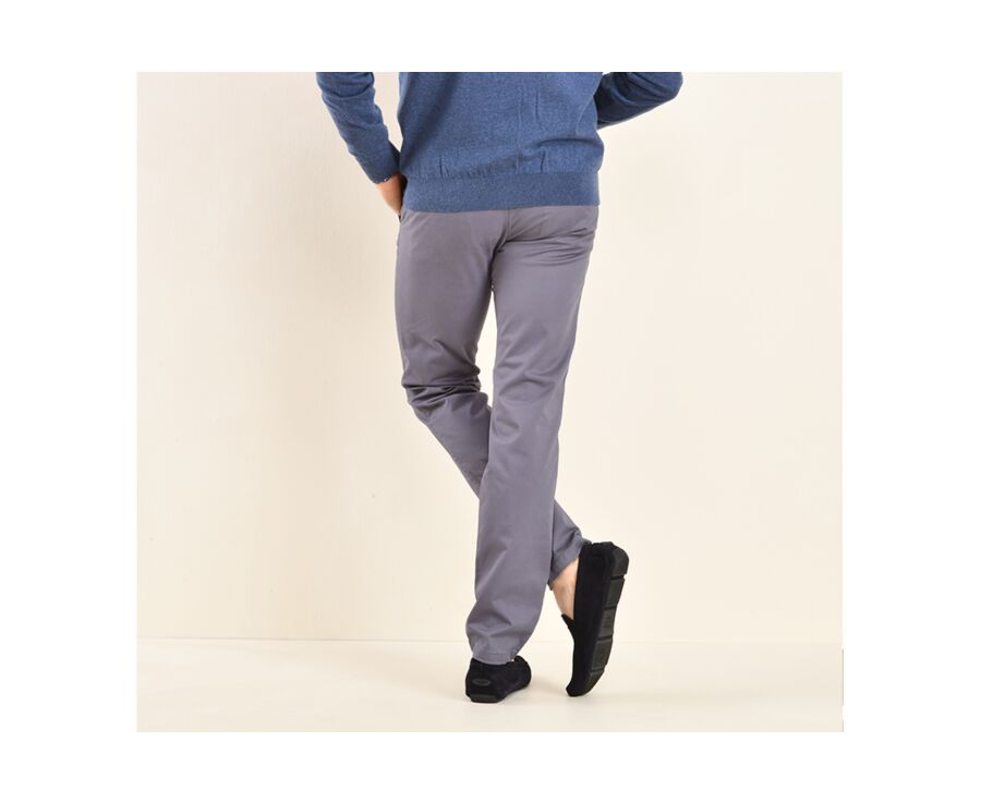Pantalon chino homme Gris Bleu - KYRK