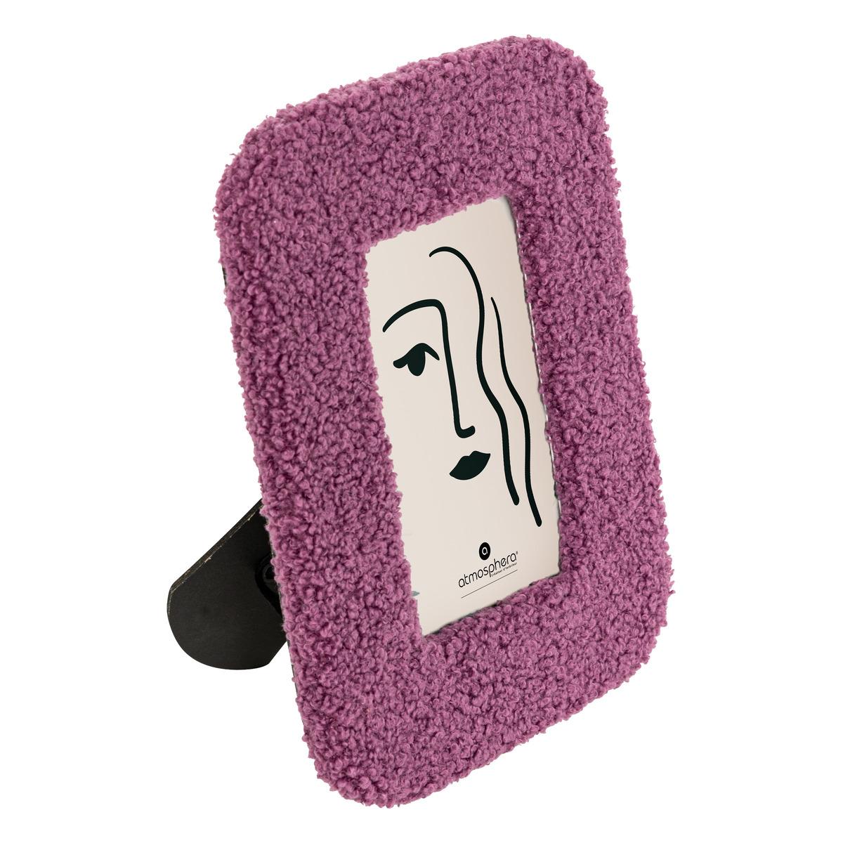 CADRE PHOTO BOUCLETTE PURPLE D.10X15CM