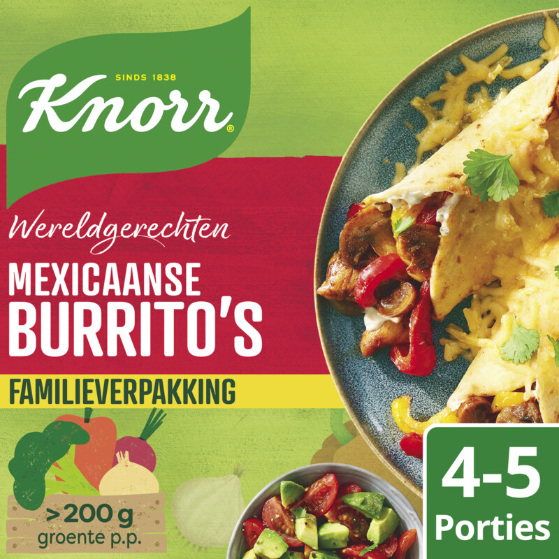 Knorr Wereldgerecht Mexicaanse burritos