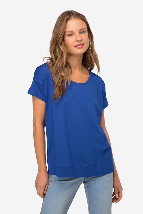 T-Shirt, oversized, Rundhals, Halbarm