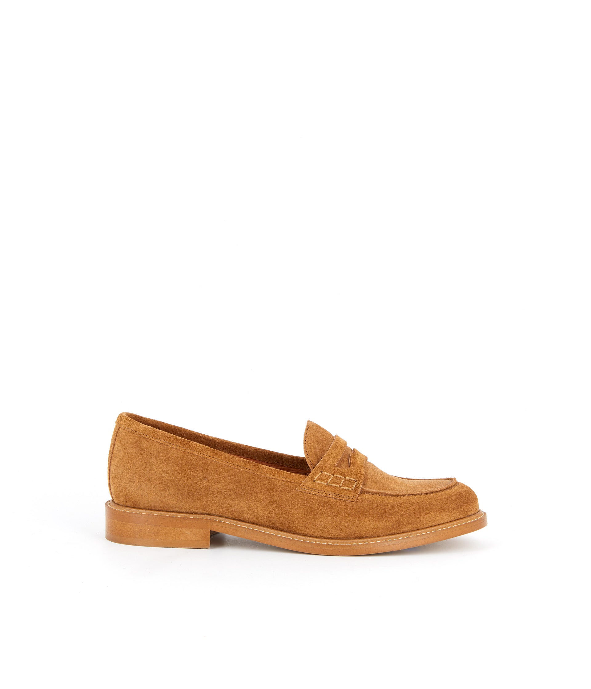 Mocassins velours camel Angella