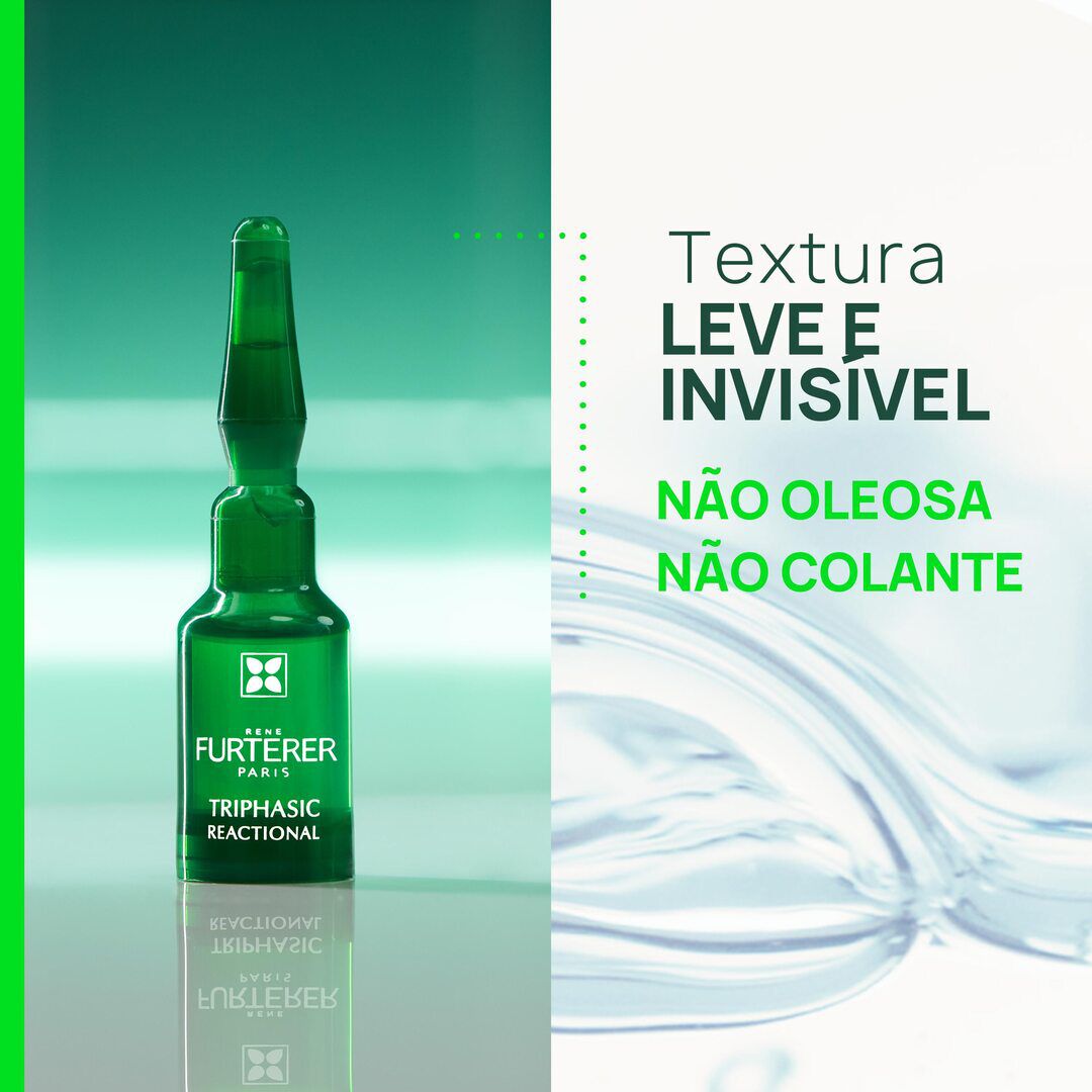 RENE FURTERER  Triphasic Reactional Cuidado 2 em 1 Antiqueda & Crescimento (12 doses) - 12un