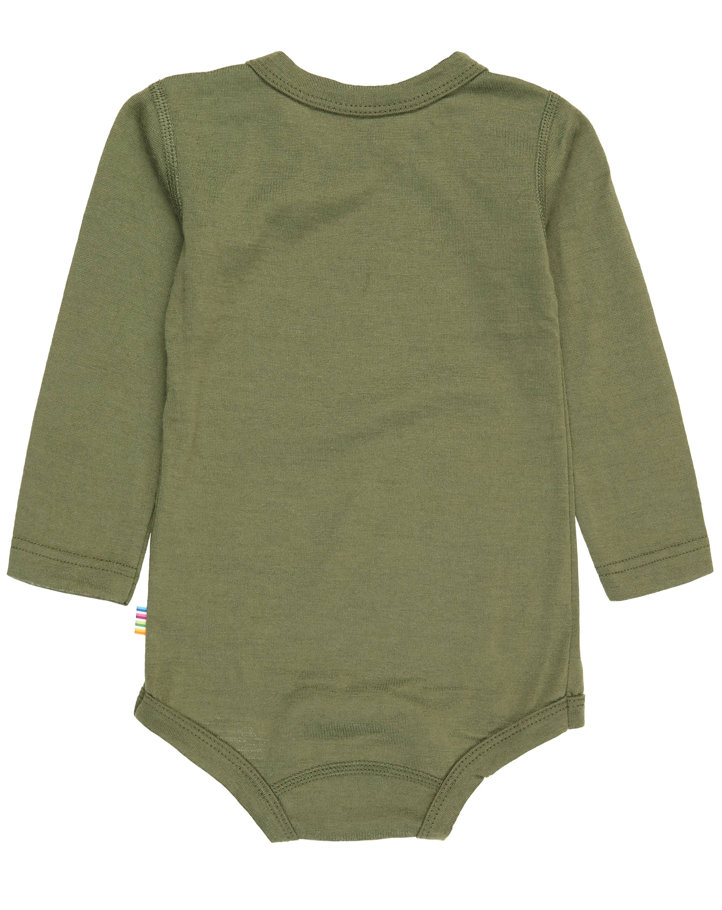 Langarm-Body 619 - SINGLE WOOL in dark sage