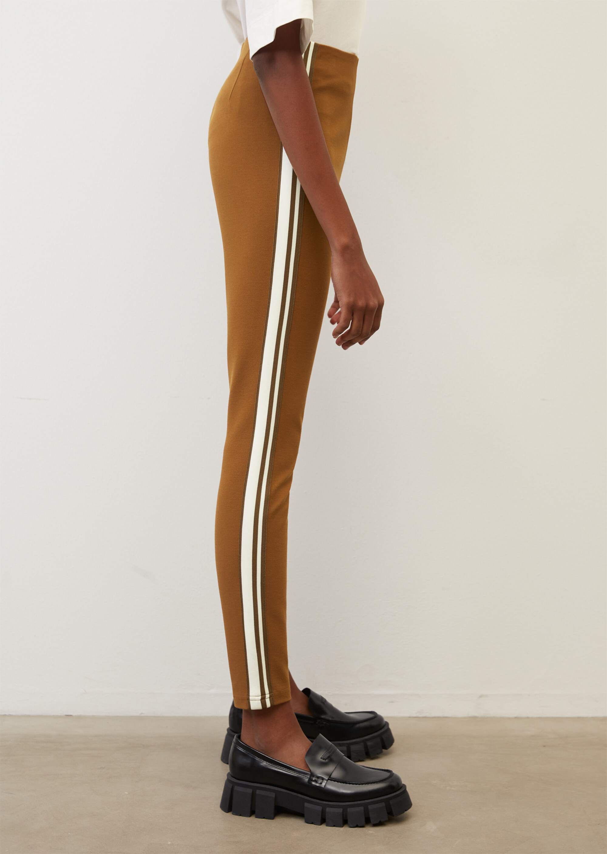 Leggings aus Stretch-Piqué