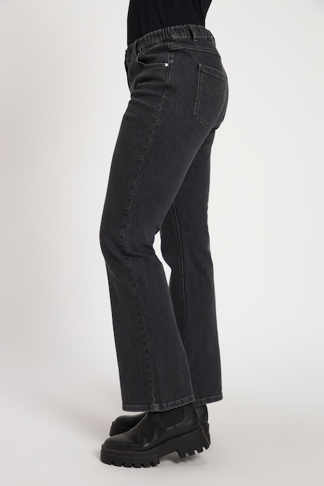 Bootcut-Jeans Marie, ausgestelltes Bein, Biobaumwolle