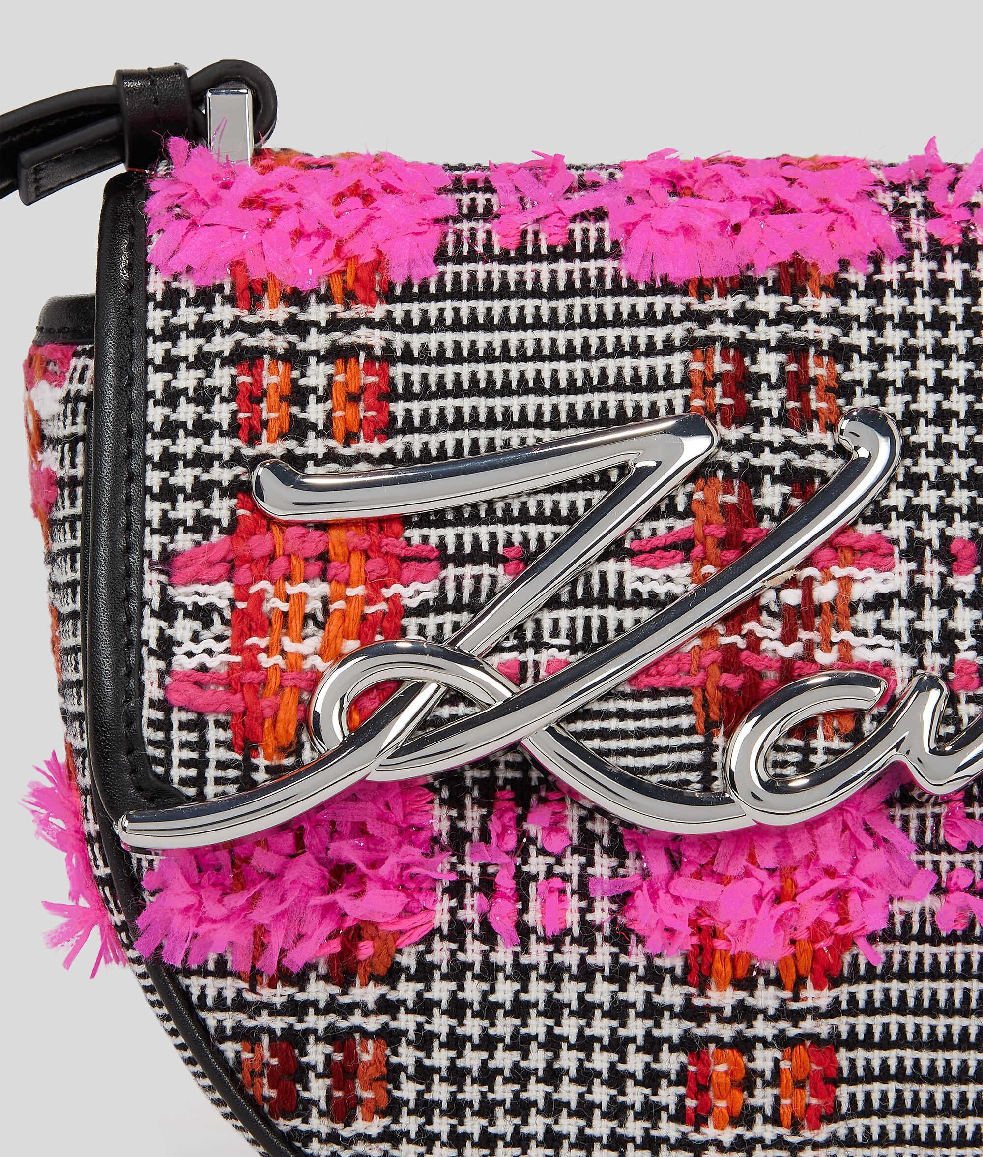 PETIT SAC SELLE EN BOUCLÉ K/SIGNATURE