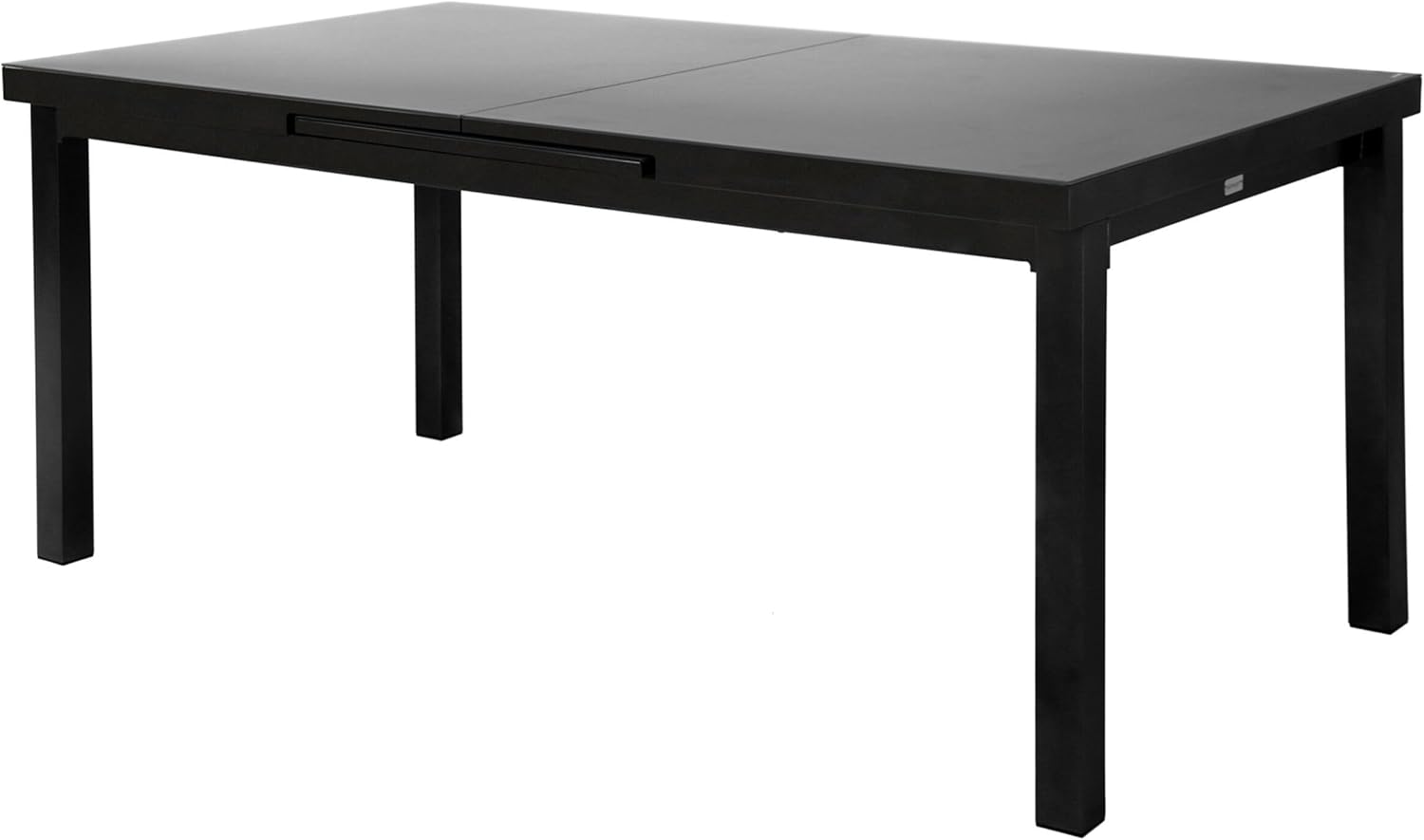 OUTFLEXX Premium Garten-Essgruppe, anthrazit/grau, Alu/Textilene, Ausziehtisch 180/240x100cm, 8 Klappstühle