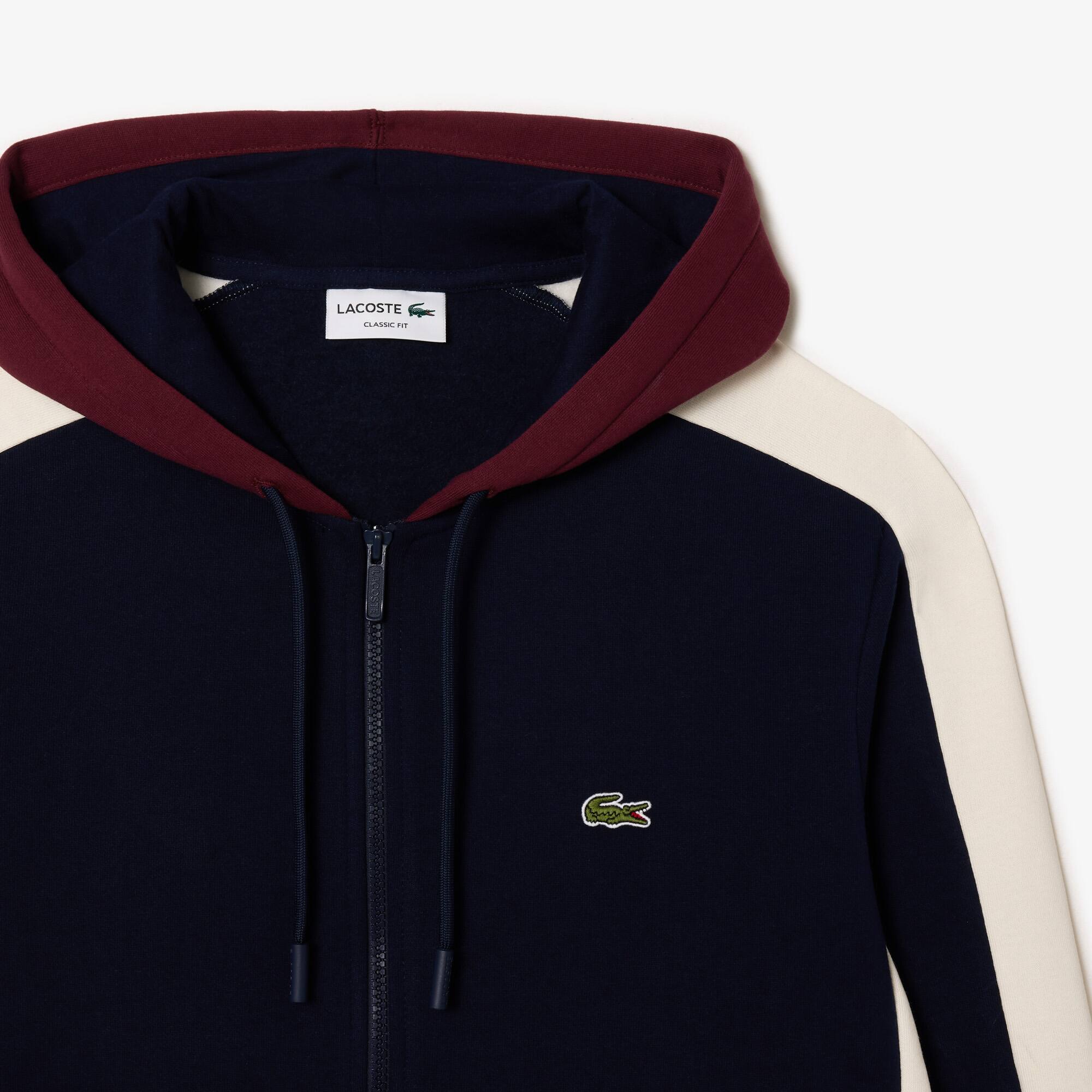 Colourblock Jogging-Hoodie Sweatshirts - Blau - Lacoste - Herren