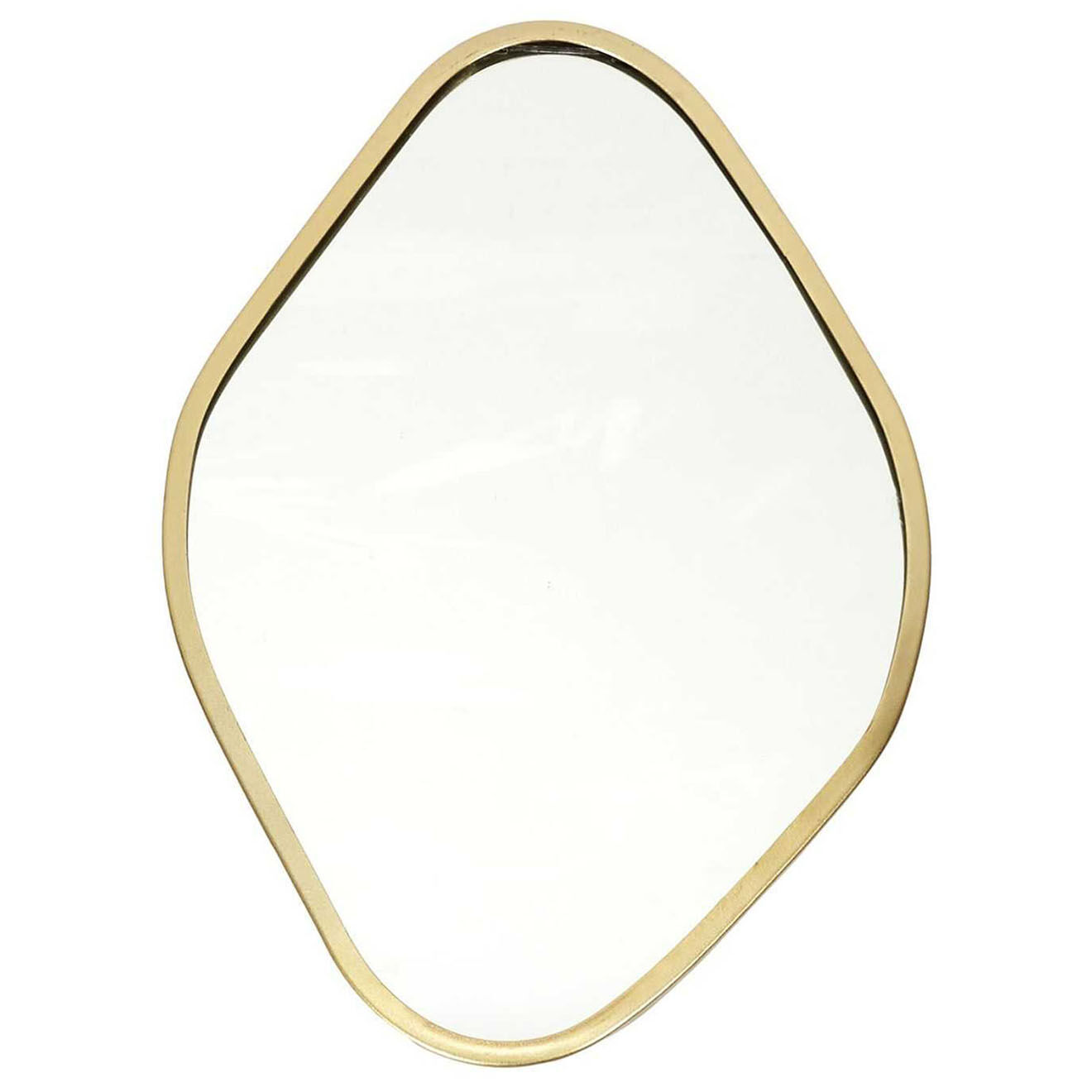 Home Deco Factory 3 Miroirs assortis contour doré - 25x34 cm