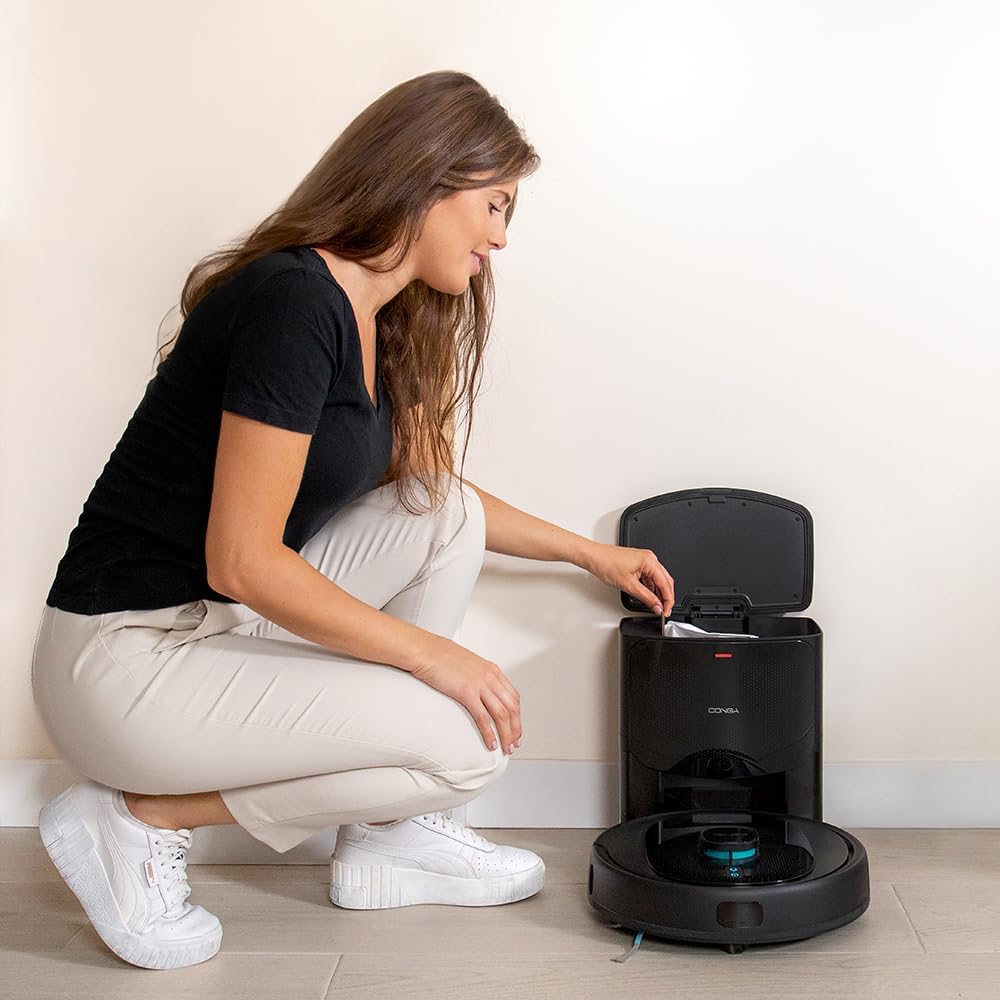 Cecotec Robot Aspirador con Navegacin Lser y Base Autovaciado Conga 8290 Immortal Ultra Power Home Genesis T