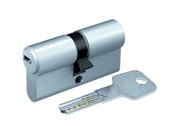 BASI BM5001-2025-0040, Europrofilsylinder, Kromfarge, 3 stykker, 1 stykker, 377 g, 1,5 cm