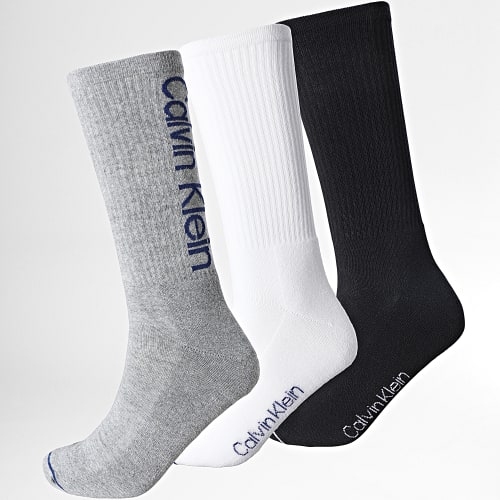 Lot De 3 Paires De Chaussettes 701218725 Blanc Noir Gris Chiné
