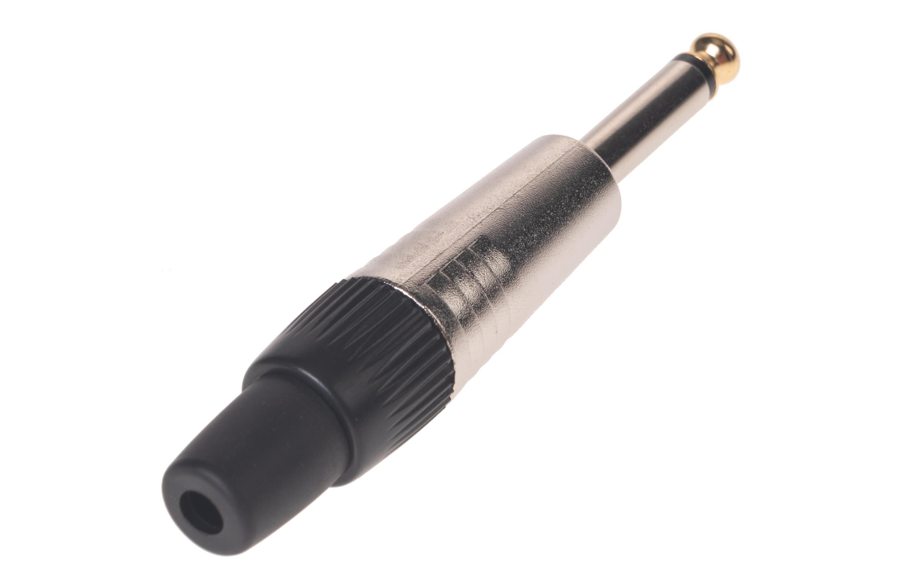 Stecker BC2001NI-M 6.3 mm Mono Klinkenstecker NickelHochwertiger und robuster Bemero XLR-Stecker