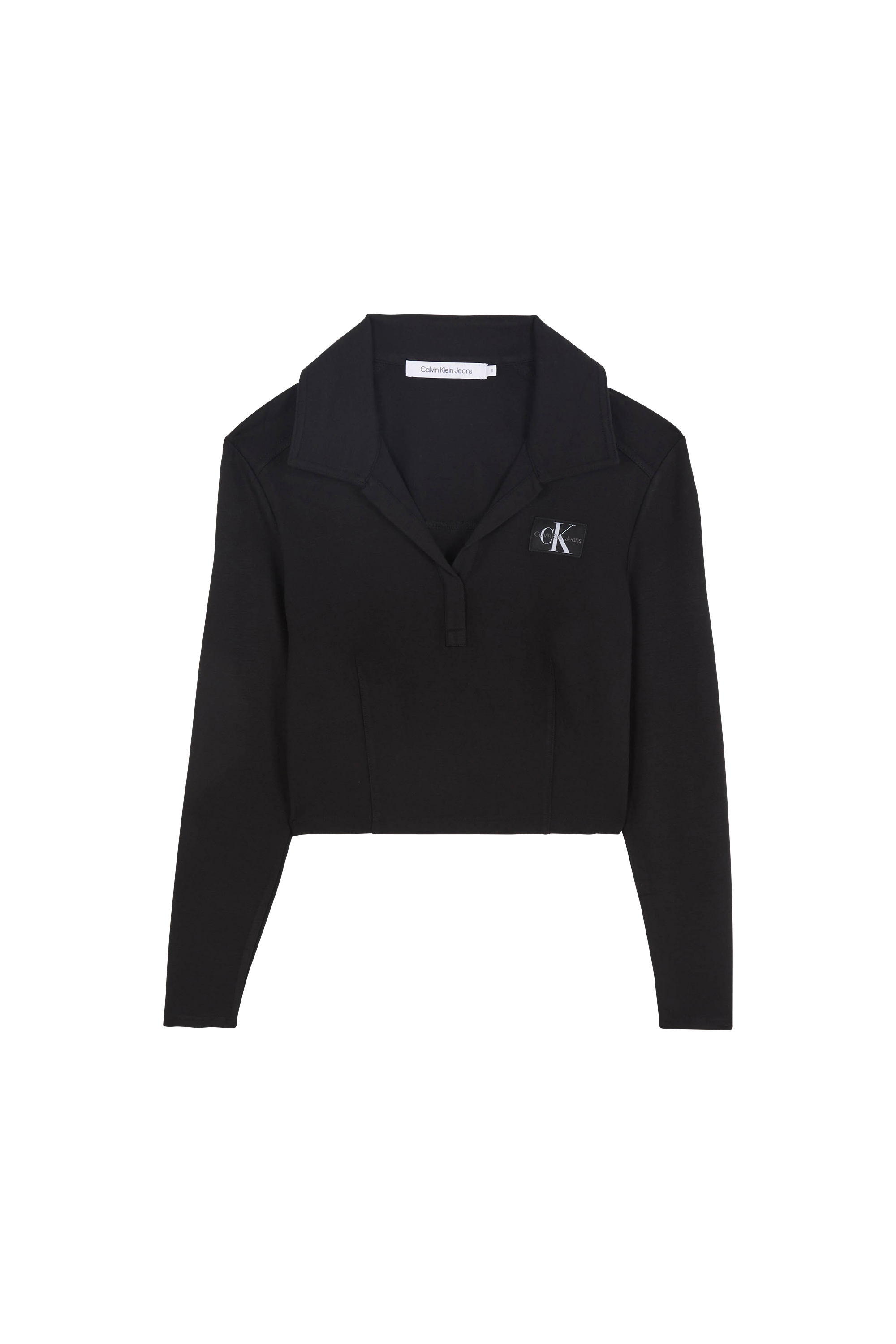 CALVIN KLEIN JEANS Polo POLO COLLAR MILANO  Noir