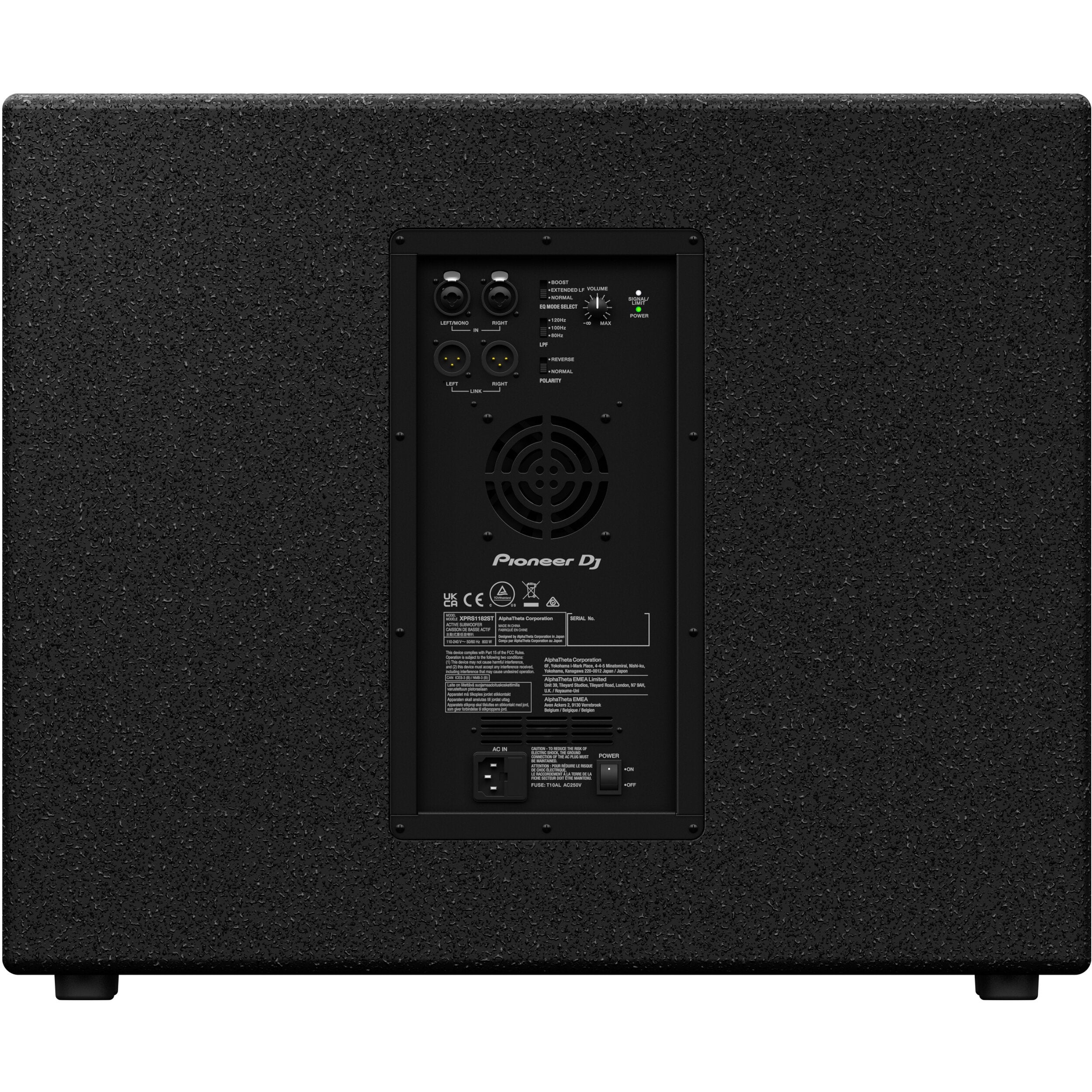 Pioneer DJ XPRS1182ST 18 inch actieve subwoofer met M20 statiefflens