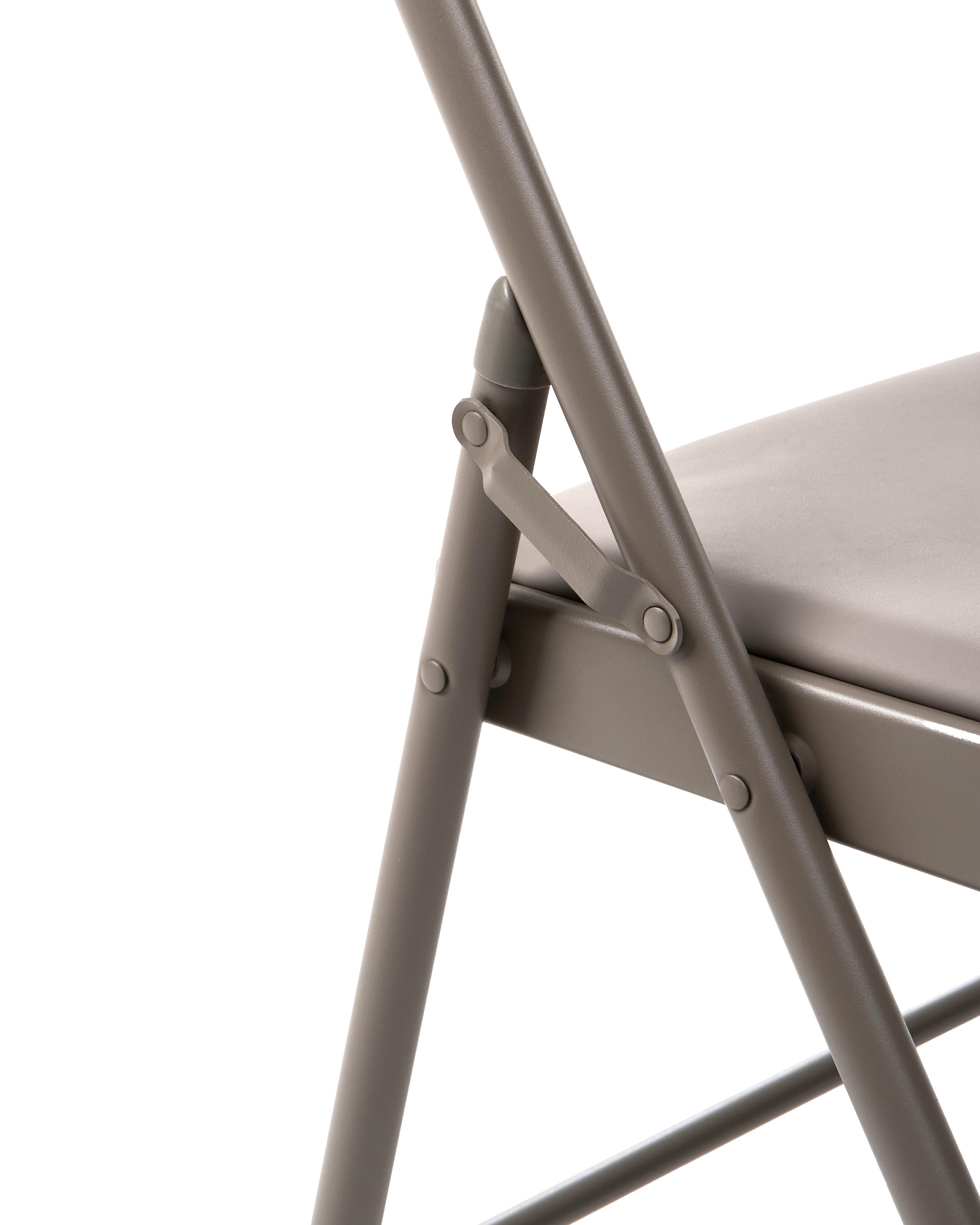 Set van 4 klapstoelen SHASTA Metaal Taupe