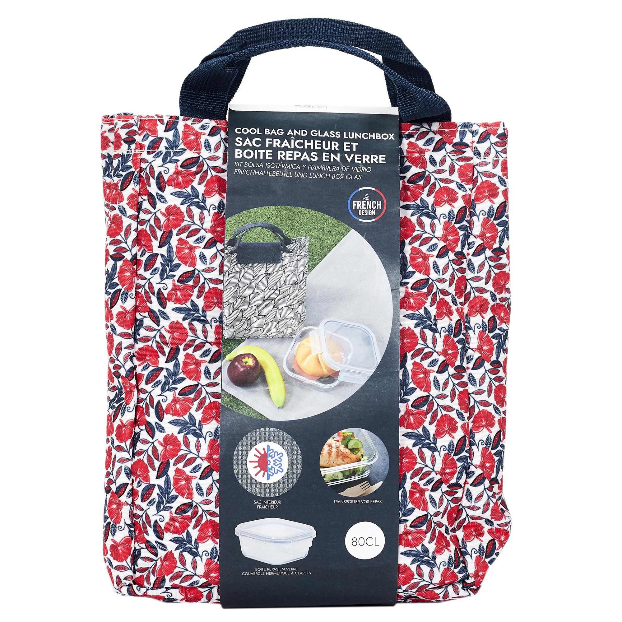 COFFRET SAC FRAICHEUR ET LUNCH BOX VERRE 80CL