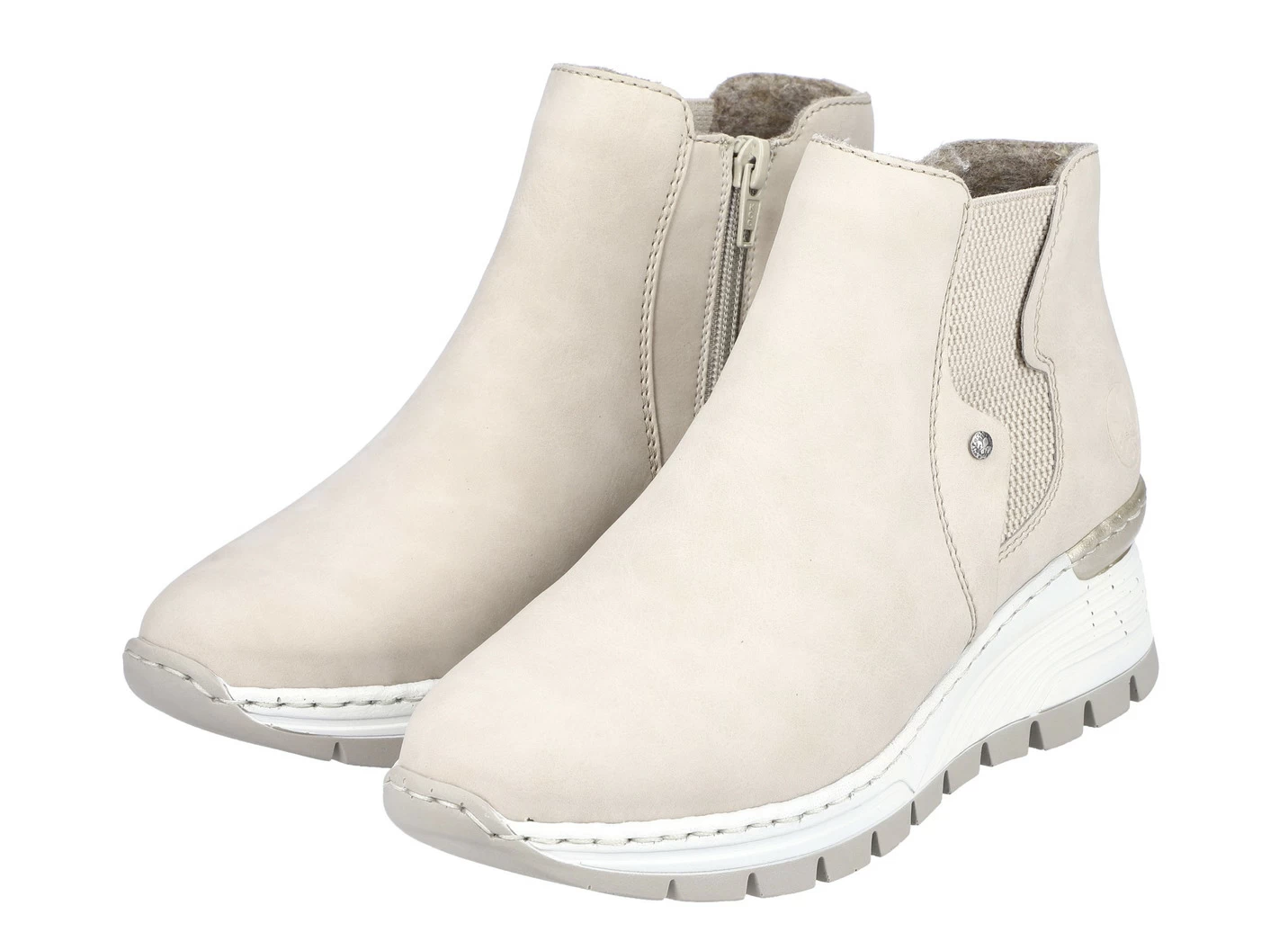 Rieker Stiefelette aus weichem Nubukmaterial