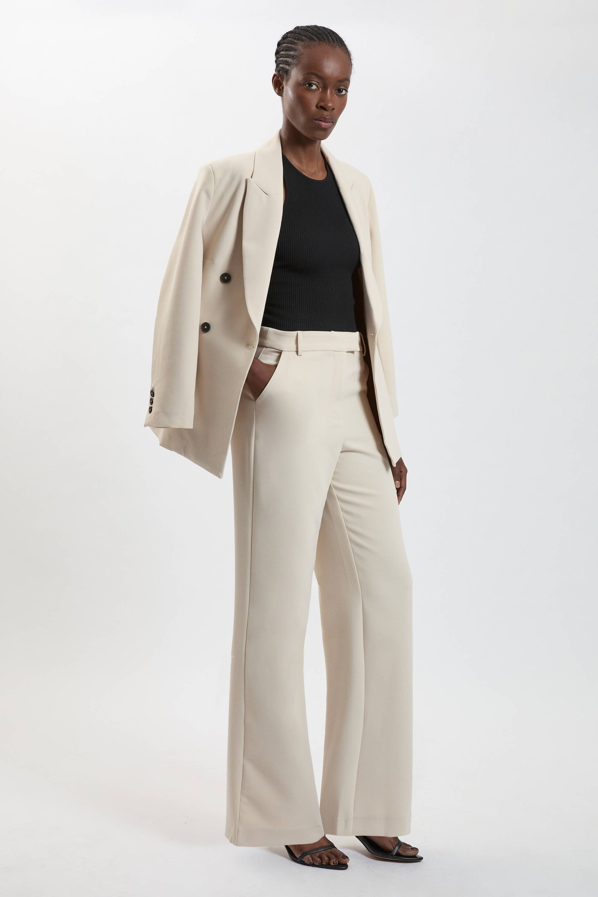 KarenMillen Pantalon Large Tailleur