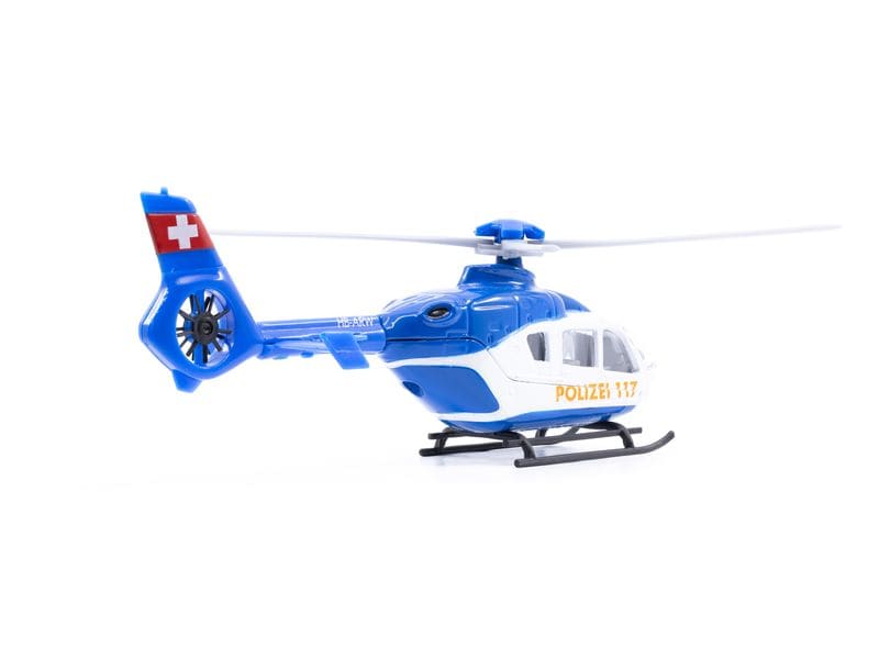 ACE Toy EC-135 Polizei Helikopter 1:72 Mini Polizei Helikopter ca. 13 cm