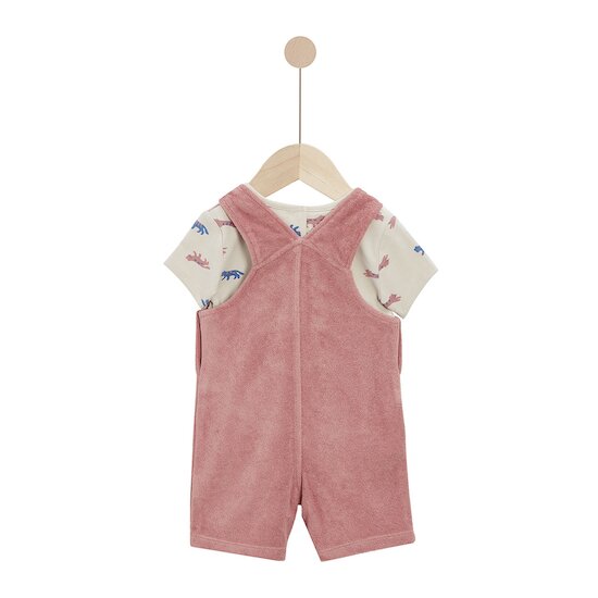 Salopette + Tee-shirt manches courtes   Imprimé Tout Doux        de               Marèse