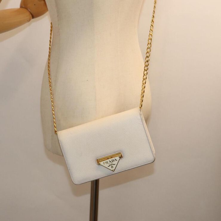 Prada Vintage Prada Crossbody Bag Beige