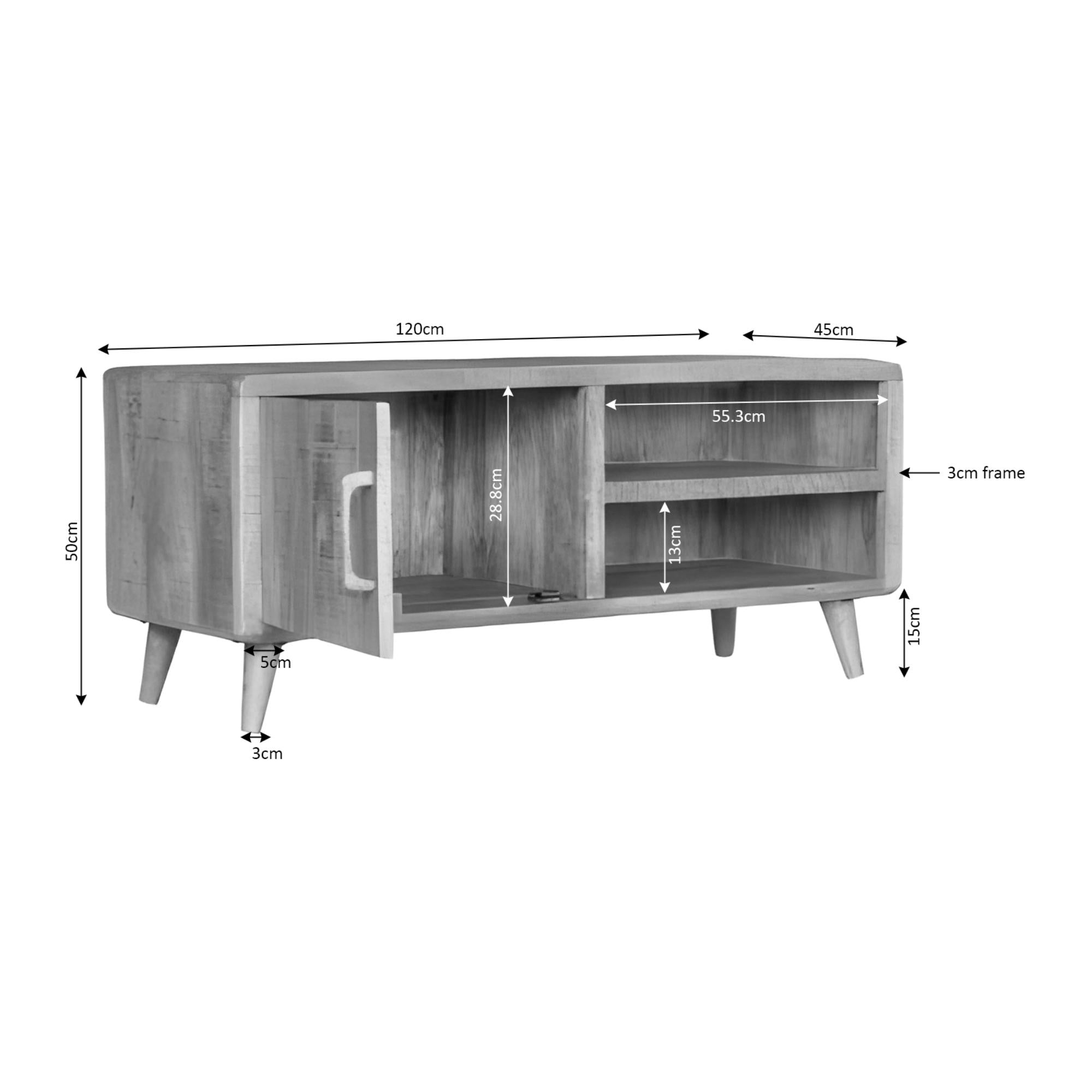 StarFurn - Dressoir Bruin Hout - 210x45x85cm - Madison