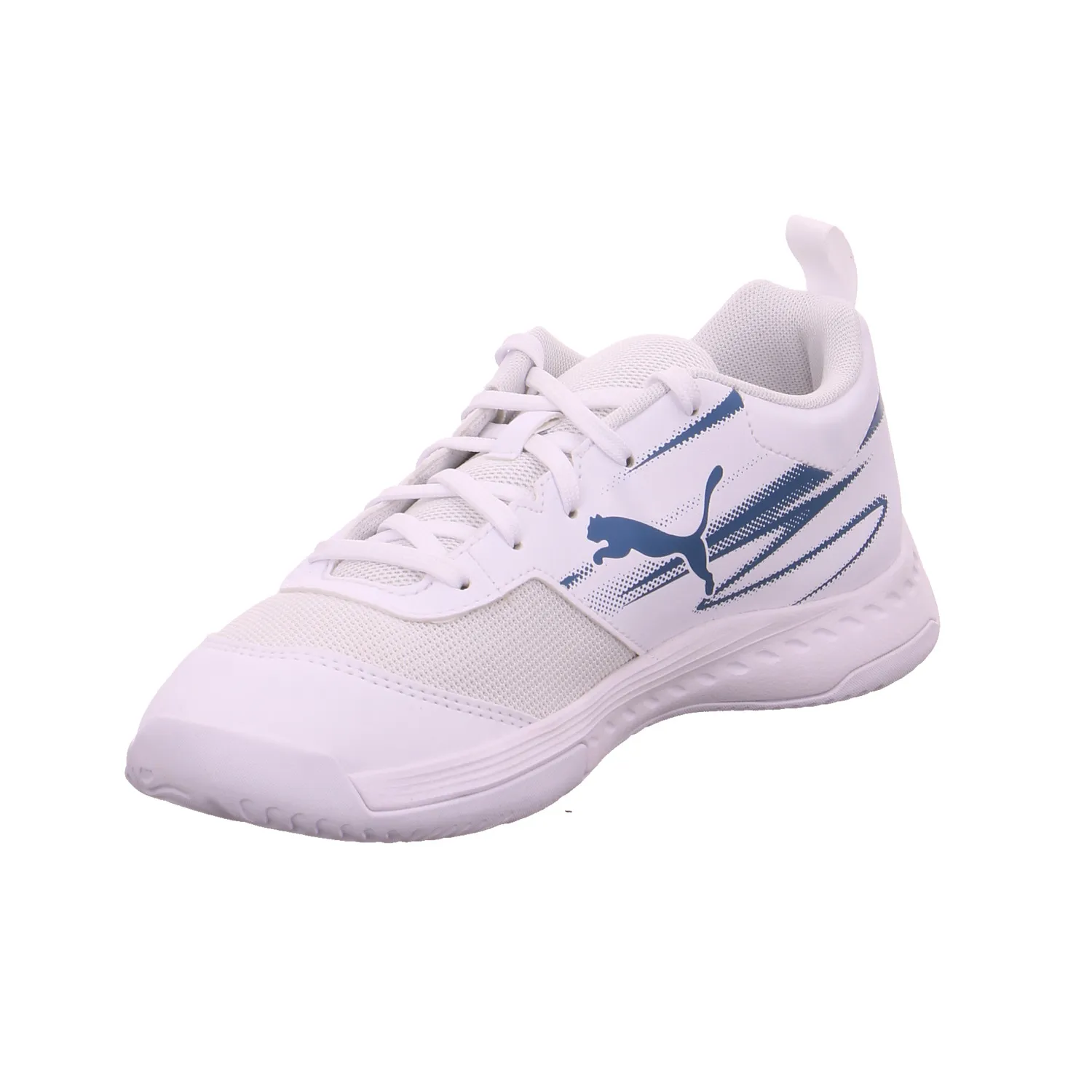 PUMA Kinder Indoor Weiss Synthetik
