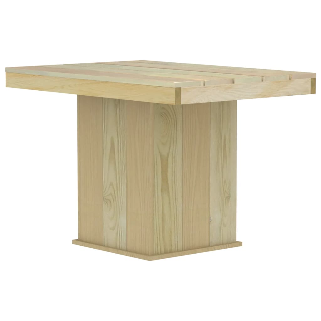 Mobilier de salle à manger de jardin 3 pièces bois de pin imprégné