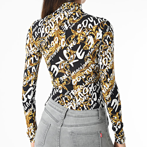 Pull Col Cheminée Femme 73HAH617-JS138 Noir